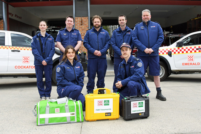 Emerald and Cockatoo Fire Brigades. Credit: Star Mail